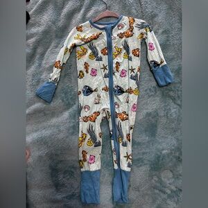 VGUC 3-6 month little sleepies Nemo zippy